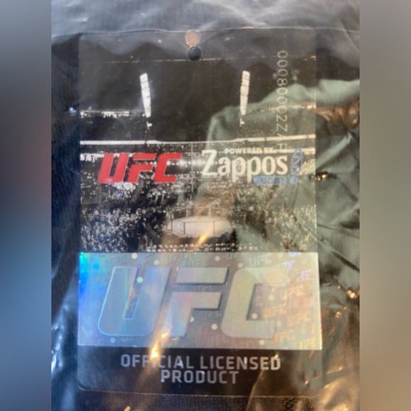 NWT UFC Men's Jacket Black Full Zip Cotton Comfort Style Ultimate fighter - Picture 5 of 5